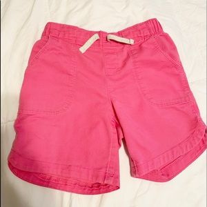 Wonder Nation Girls Pink Drawstring Shorts 6x